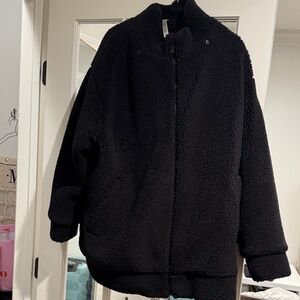 ALO Yoga Black Plush Jacket